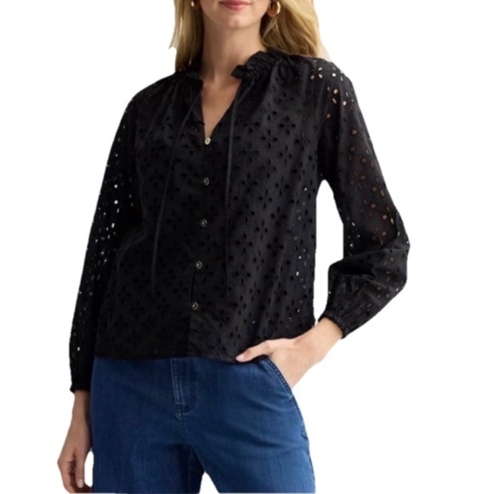 NWT Nine West Ruffle Blouse Top New Size XL